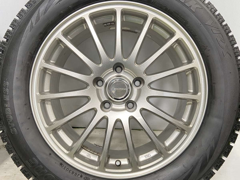 225/55R17 BLIZZAK VRXスタッドレス日本製＋ホイール ECO FORME 17 