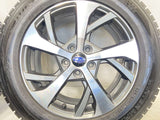 ダンロップ ウインターマックス SJ8 225/60R17  /スバル純正  7.0J+48 114.3-5穴 4本