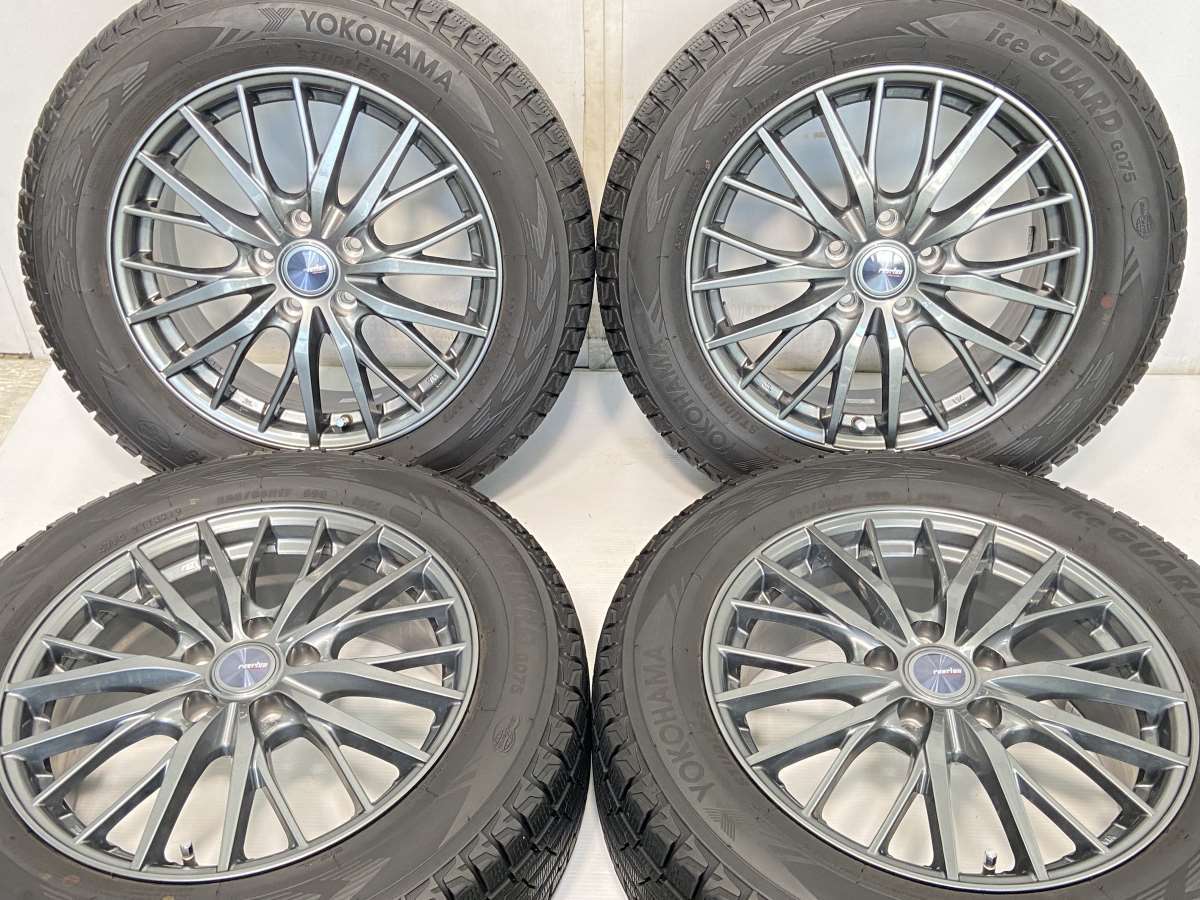 ヨコハマ アイスガードG075 225/60R17 /　 ラブリオン RM01 7.0J+48 114.3-5穴 4本