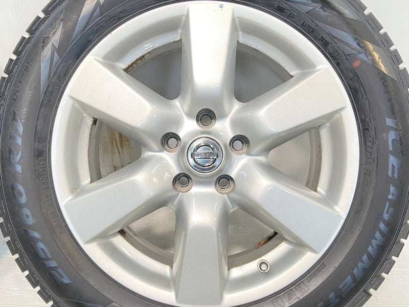 ピレリ ICEアシンメトリコプラス 215/60R17 /日産純正 エクストレイル 6.5J+45 114.3-5穴 4本 –  タイヤ・ホイールカンパニー