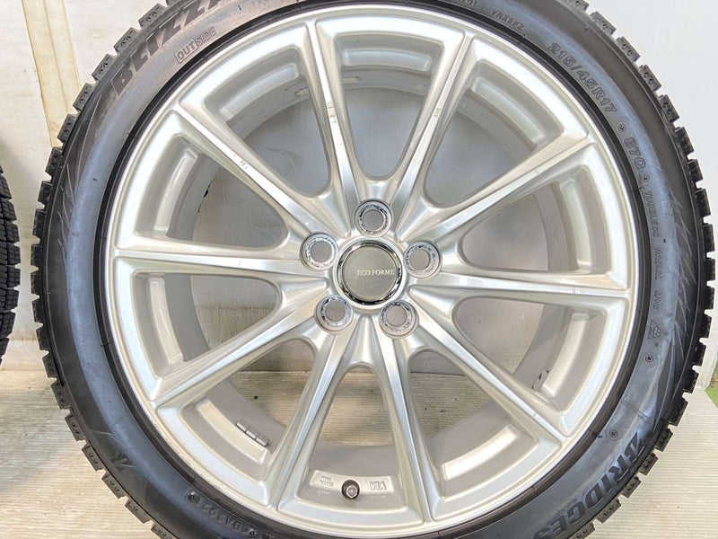 ブリヂストン ブリザック VRX2 215/45R17 / ECO FORME 7.0J+50 100-5穴