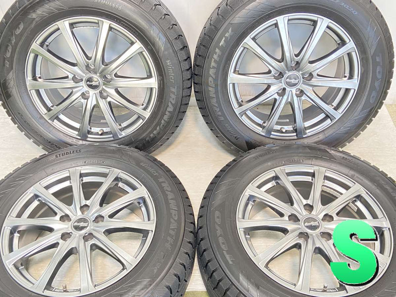 トーヨータイヤ ウインタートランパス TX 225/65R17 /　 ユーロスピード 7.0J+38 114.3-5穴 4本