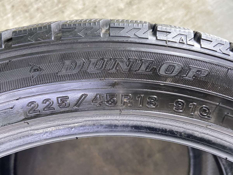 ダンロップ ウィンターマックス WM02 225/45R18  2本