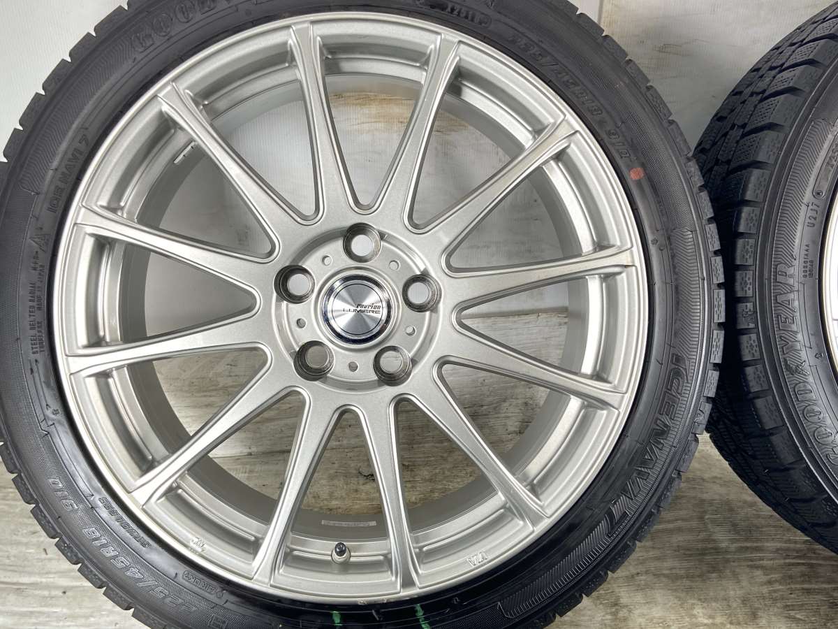 グッドイヤー アイスナビ 7 225/45R18 / LLIMIERE 7.5J+42 114.3-5穴 4 
