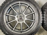ヨコハマ アイスガード G075 225/55R18  /　 シュナイダー 7.0J+48 100-5穴 4本