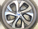 ダンロップ ウインターマックス SJ8プラス 225/60R18  /スバル純正  7.0J+55 114.3-5穴 4本