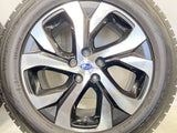 ダンロップ ウインターマックス SJ8プラス 225/60R18  /スバル純正  7.0J+55 114.3-5穴 4本